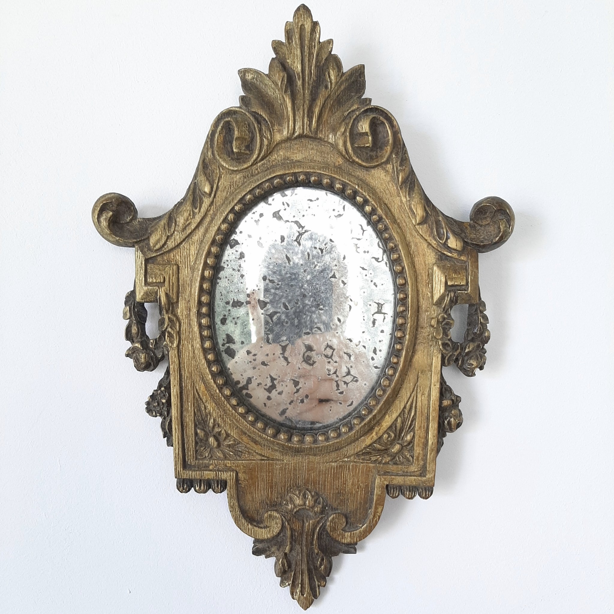 Miroir bois doré