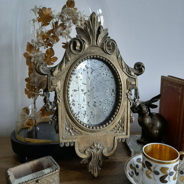 Miroir bois doré